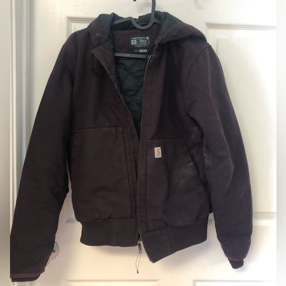 Bergundy xs Carharrt jacket